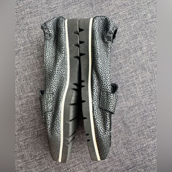 AGL Attilio Giusti Leombruni Micro Pointed Toe Loafer Gray Mini Leopard spot 6 - Picture 4 of 10